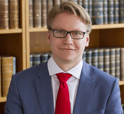 Nils Åberg, föreläsare hos Institutet för juridisk utbildning